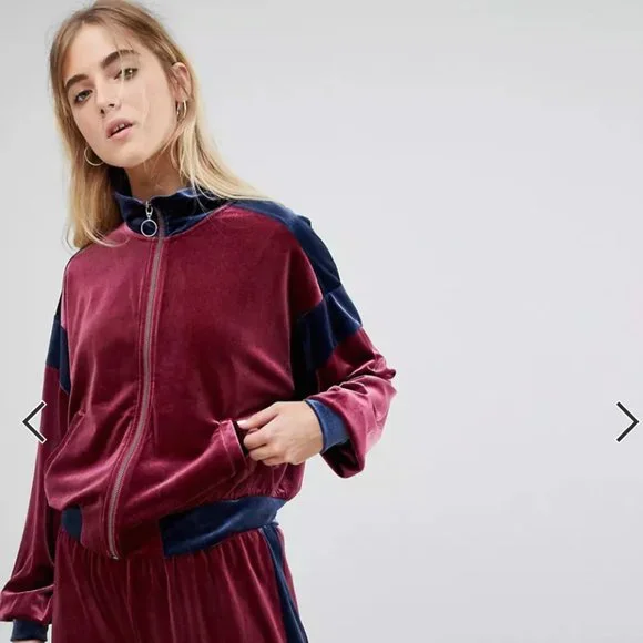 Weekday velvet jacket on sale